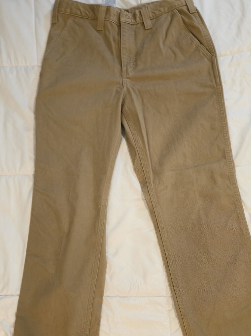 Carhartt Men’s Relaxed Fit Work Pants 32x34 Tan Khaki Cargo